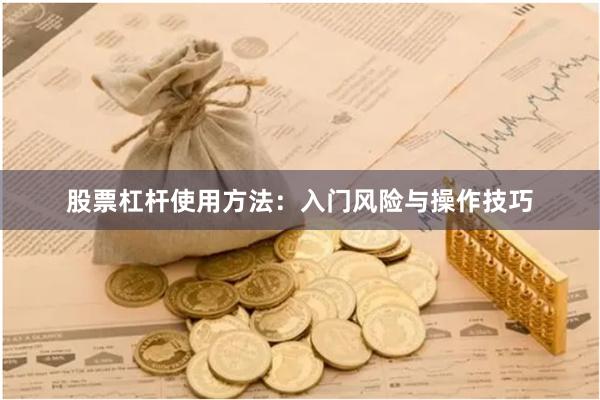 股票杠杆使用方法：入门风险与操作技巧
